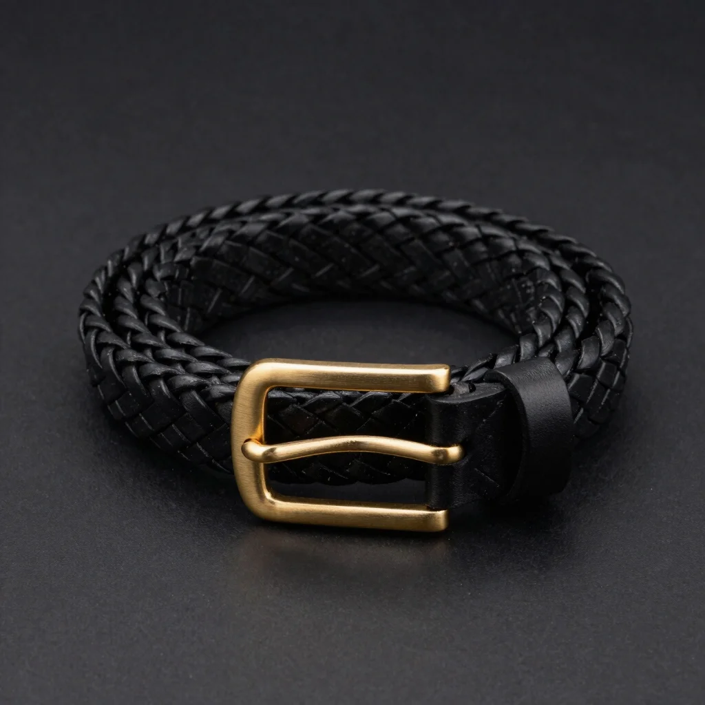 product_6 Monolith Braided Leather Belt - Image 1